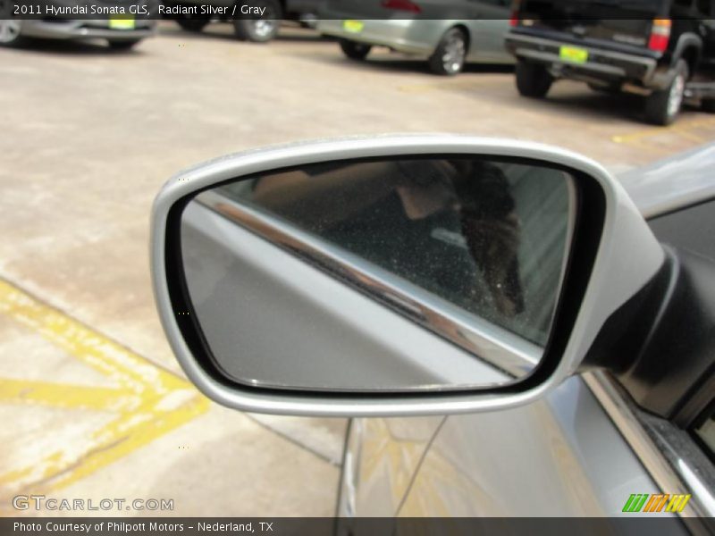 Radiant Silver / Gray 2011 Hyundai Sonata GLS