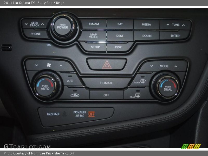 Spicy Red / Beige 2011 Kia Optima EX