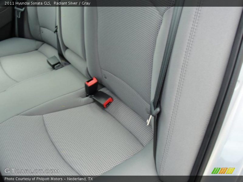 Radiant Silver / Gray 2011 Hyundai Sonata GLS
