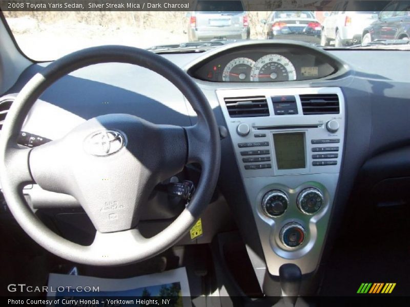 Silver Streak Mica / Dark Charcoal 2008 Toyota Yaris Sedan