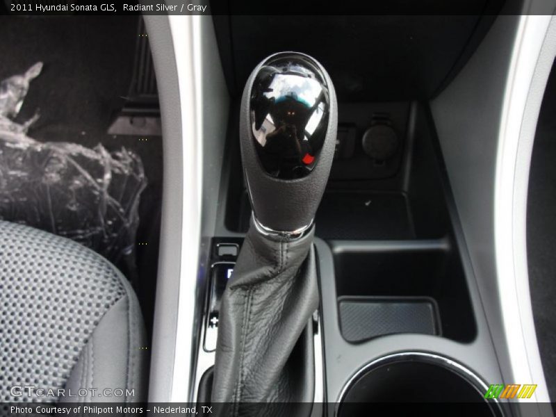Radiant Silver / Gray 2011 Hyundai Sonata GLS