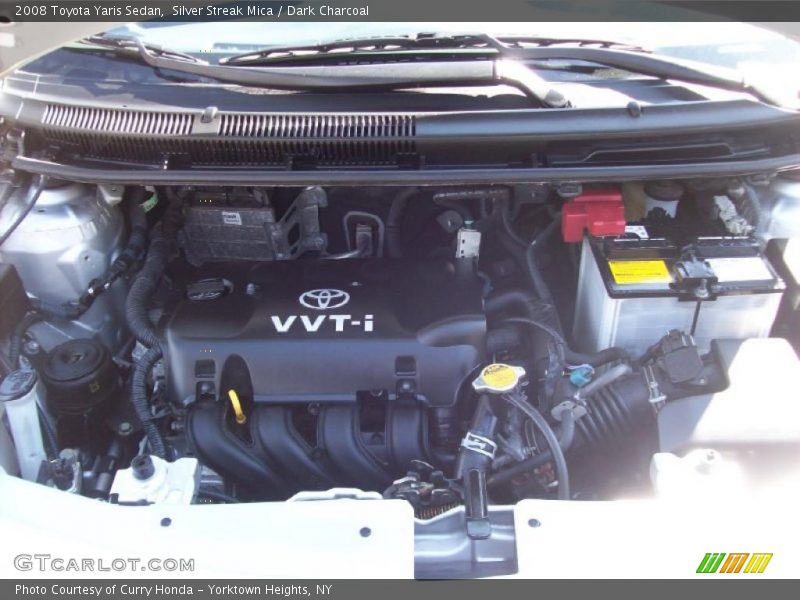 Silver Streak Mica / Dark Charcoal 2008 Toyota Yaris Sedan