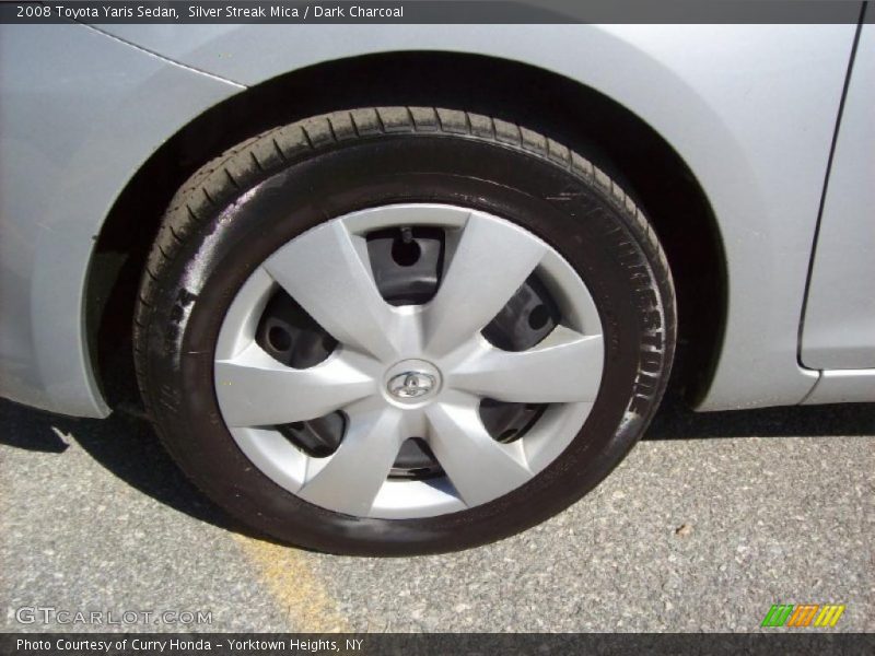 Silver Streak Mica / Dark Charcoal 2008 Toyota Yaris Sedan