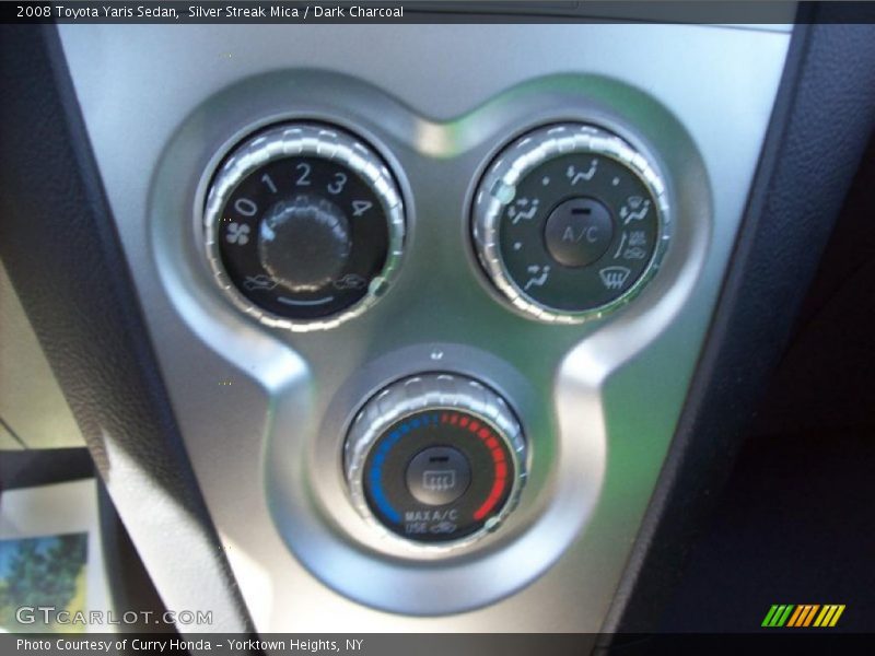 Silver Streak Mica / Dark Charcoal 2008 Toyota Yaris Sedan