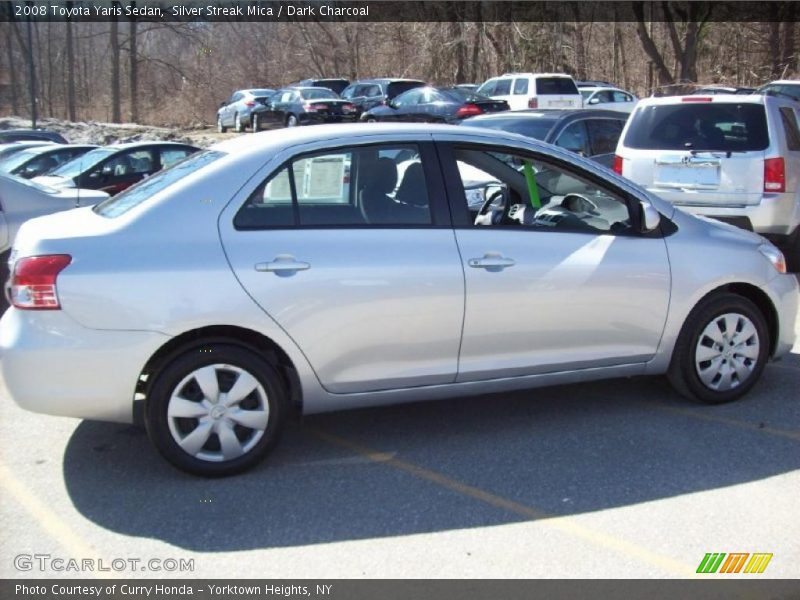 Silver Streak Mica / Dark Charcoal 2008 Toyota Yaris Sedan