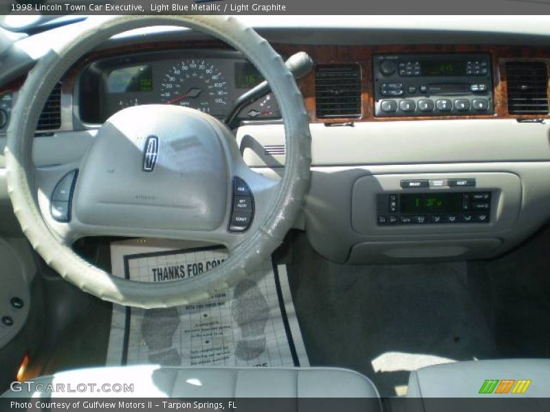 Light Blue Metallic / Light Graphite 1998 Lincoln Town Car Executive