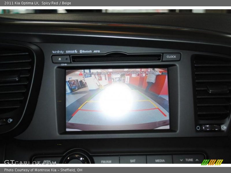 Spicy Red / Beige 2011 Kia Optima LX