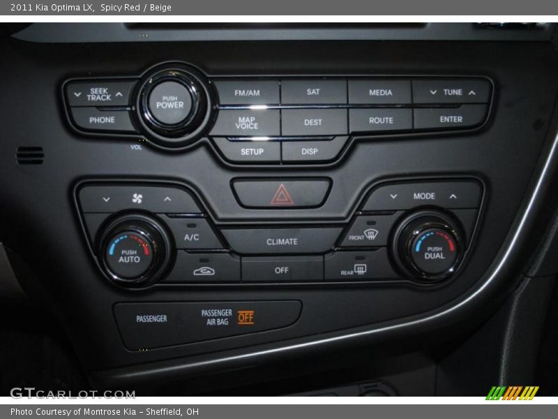 Spicy Red / Beige 2011 Kia Optima LX