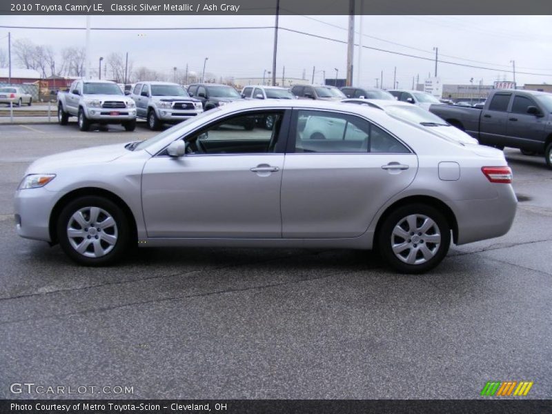 Classic Silver Metallic / Ash Gray 2010 Toyota Camry LE