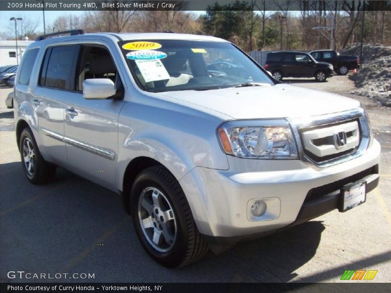 Billet Silver Metallic / Gray 2009 Honda Pilot Touring 4WD