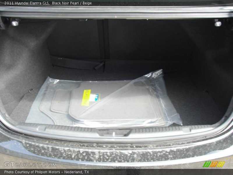 Black Noir Pearl / Beige 2011 Hyundai Elantra GLS