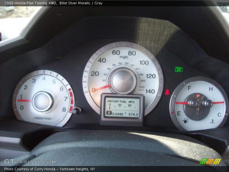 Billet Silver Metallic / Gray 2009 Honda Pilot Touring 4WD
