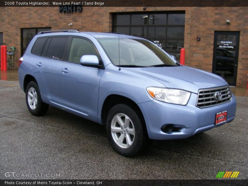 Wave Line Pearl / Sand Beige 2008 Toyota Highlander