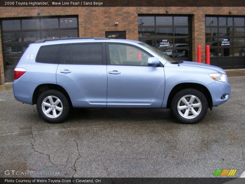 Wave Line Pearl / Sand Beige 2008 Toyota Highlander