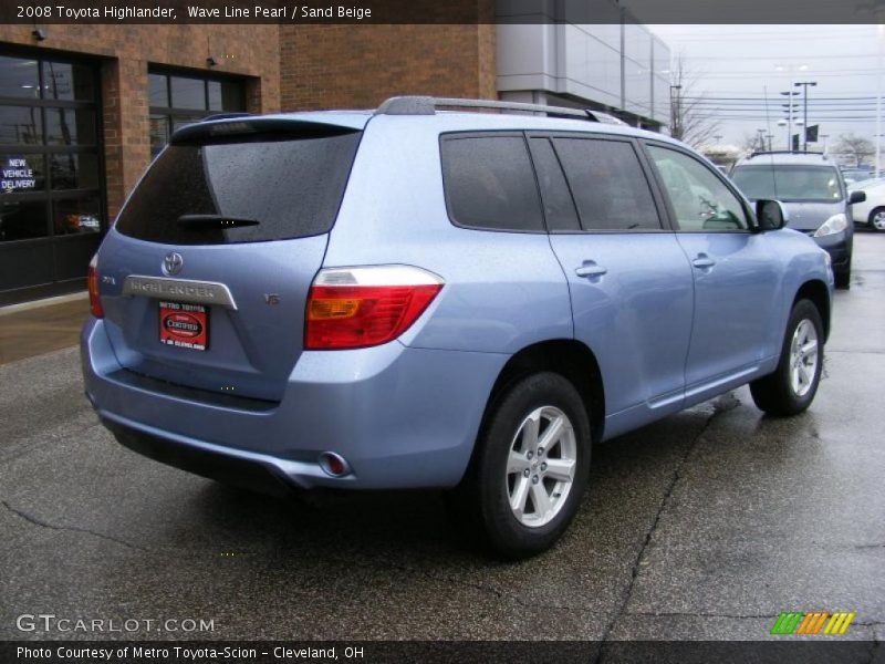 Wave Line Pearl / Sand Beige 2008 Toyota Highlander