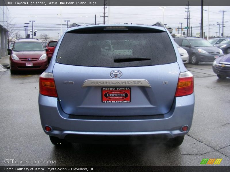 Wave Line Pearl / Sand Beige 2008 Toyota Highlander
