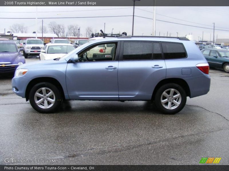 Wave Line Pearl / Sand Beige 2008 Toyota Highlander