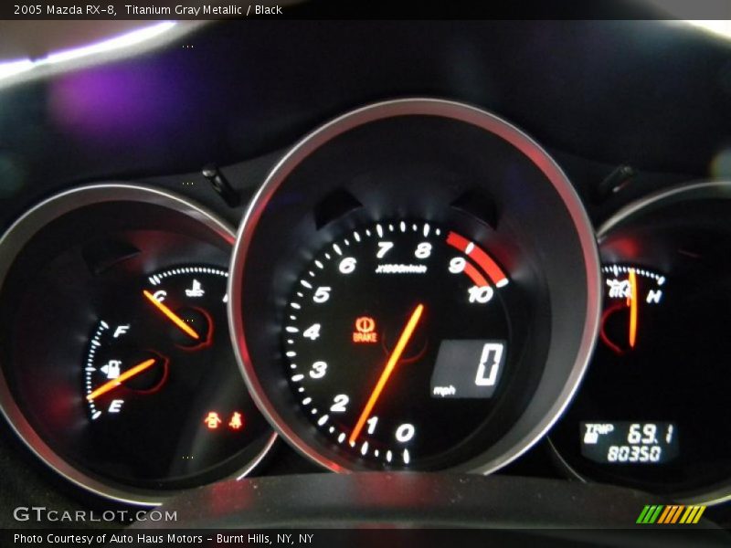 Titanium Gray Metallic / Black 2005 Mazda RX-8