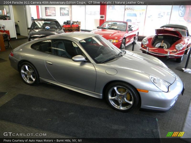 GT Silver Metallic / Natural Leather Grey 2004 Porsche 911 Carrera 40th Anniversary Edition Coupe