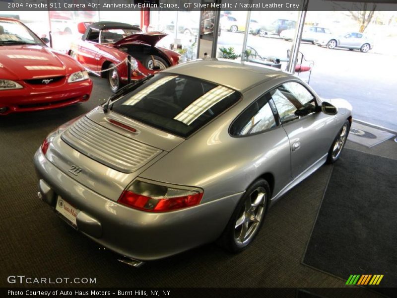 GT Silver Metallic / Natural Leather Grey 2004 Porsche 911 Carrera 40th Anniversary Edition Coupe