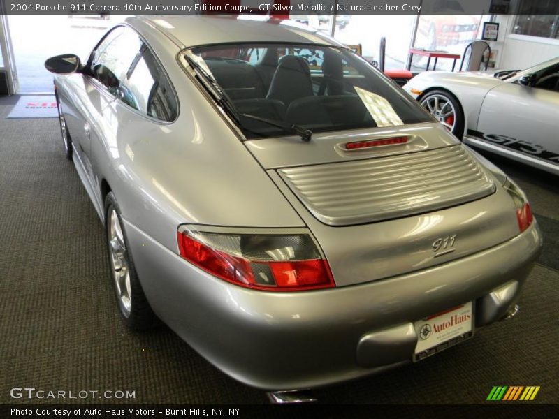 GT Silver Metallic / Natural Leather Grey 2004 Porsche 911 Carrera 40th Anniversary Edition Coupe