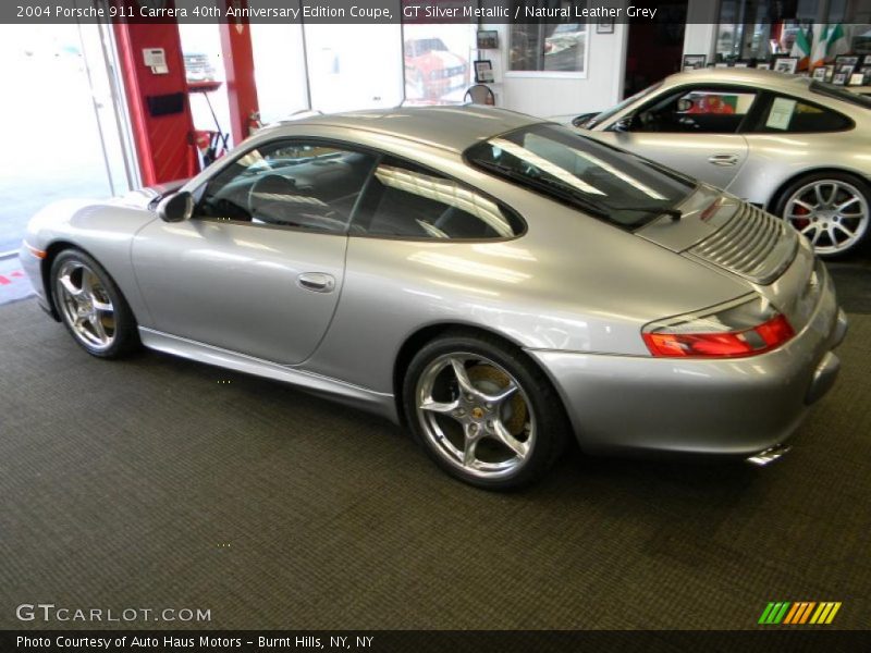 GT Silver Metallic / Natural Leather Grey 2004 Porsche 911 Carrera 40th Anniversary Edition Coupe