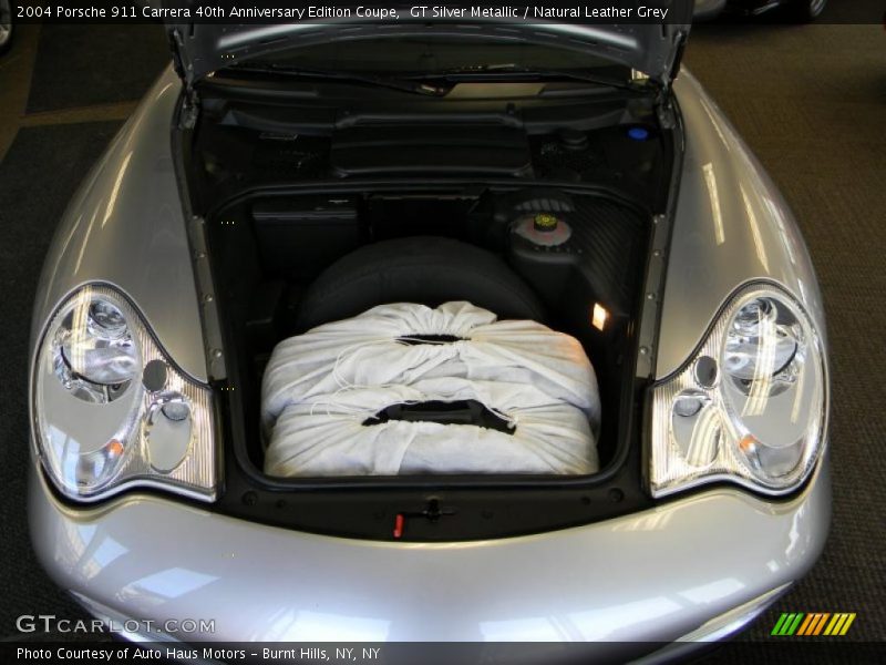 GT Silver Metallic / Natural Leather Grey 2004 Porsche 911 Carrera 40th Anniversary Edition Coupe