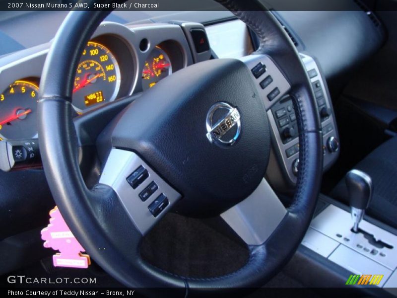 Super Black / Charcoal 2007 Nissan Murano S AWD