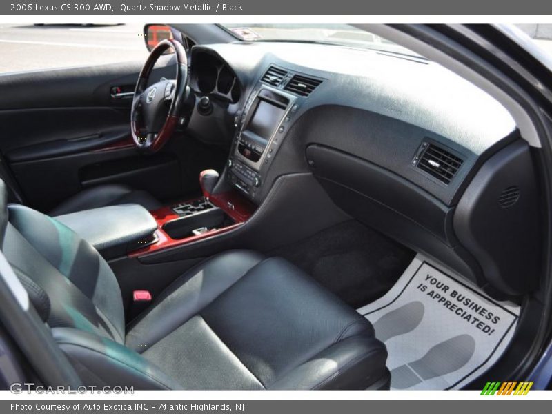 Quartz Shadow Metallic / Black 2006 Lexus GS 300 AWD