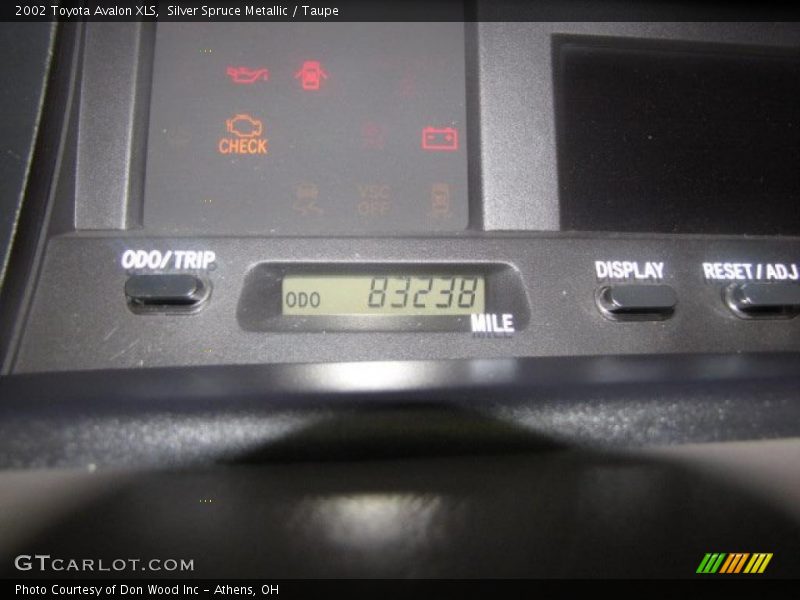 Silver Spruce Metallic / Taupe 2002 Toyota Avalon XLS