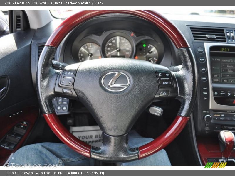 Quartz Shadow Metallic / Black 2006 Lexus GS 300 AWD
