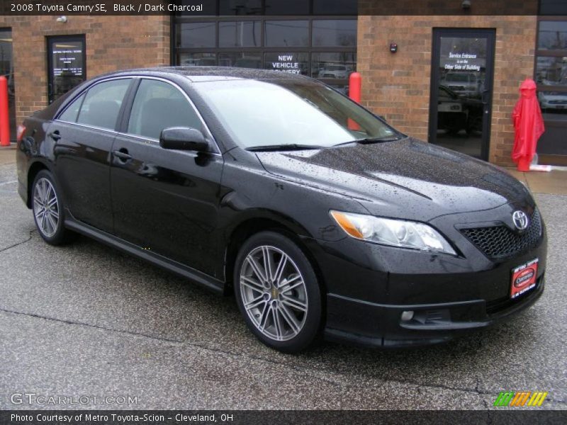 Black / Dark Charcoal 2008 Toyota Camry SE