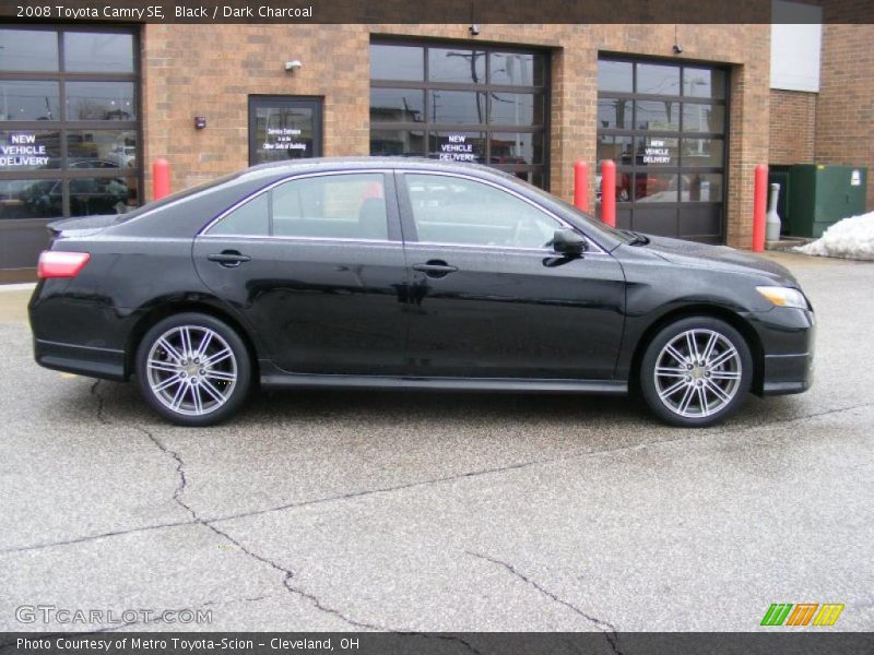 Black / Dark Charcoal 2008 Toyota Camry SE