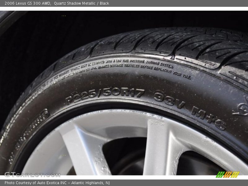 Quartz Shadow Metallic / Black 2006 Lexus GS 300 AWD