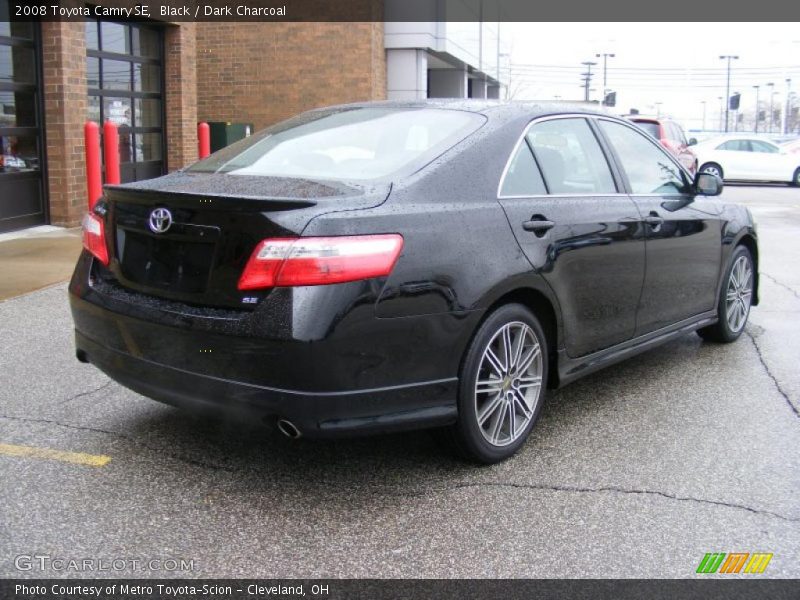 Black / Dark Charcoal 2008 Toyota Camry SE