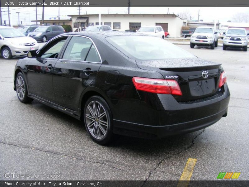 Black / Dark Charcoal 2008 Toyota Camry SE
