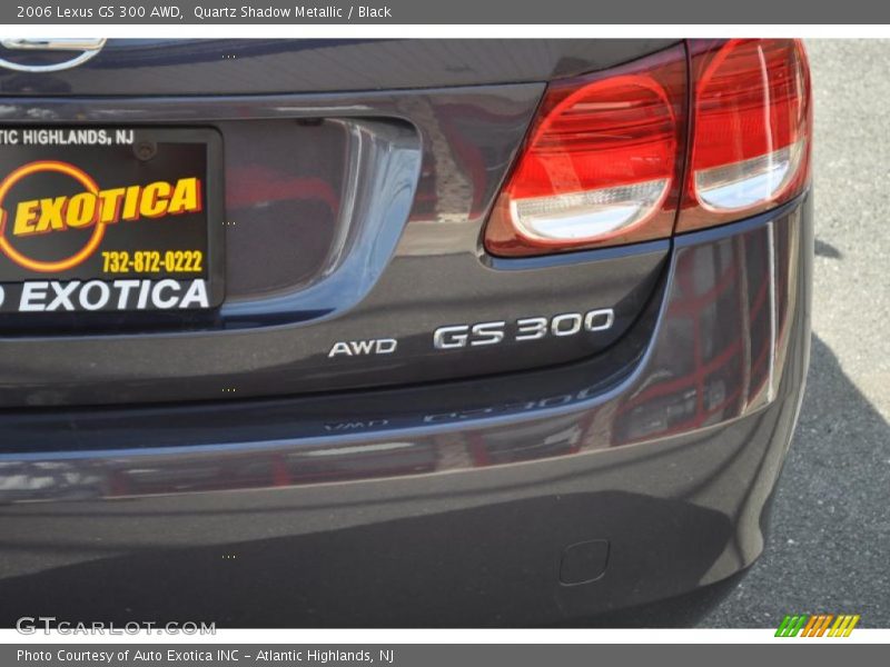 Quartz Shadow Metallic / Black 2006 Lexus GS 300 AWD