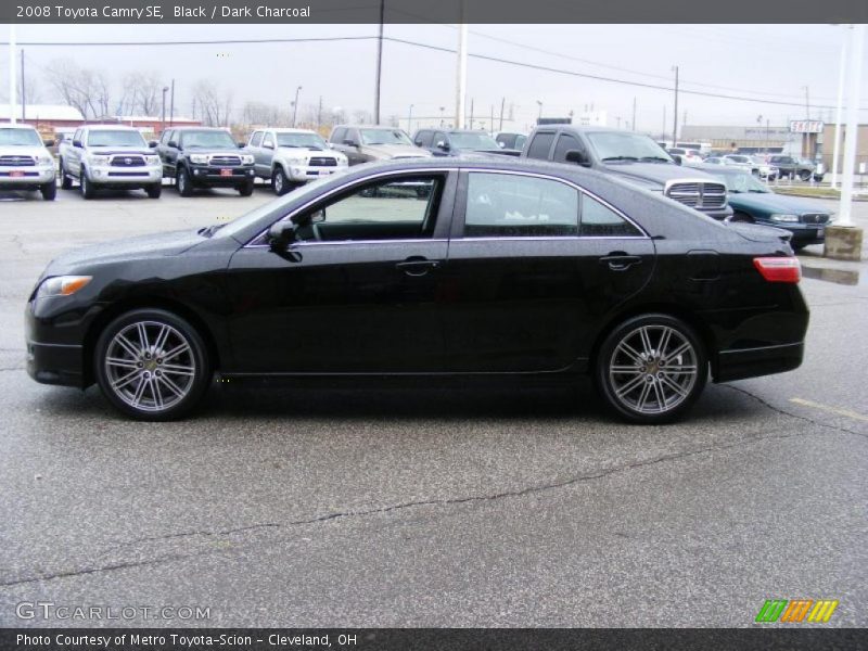 Black / Dark Charcoal 2008 Toyota Camry SE