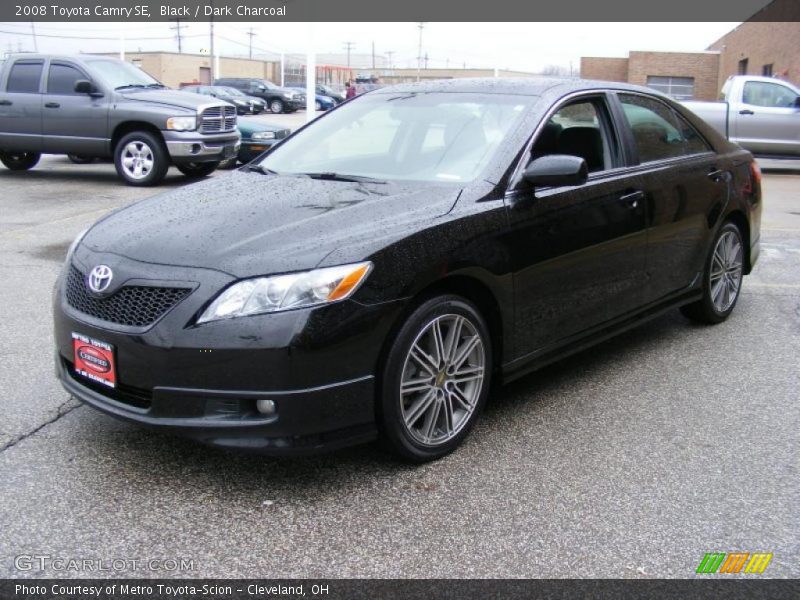 Black / Dark Charcoal 2008 Toyota Camry SE
