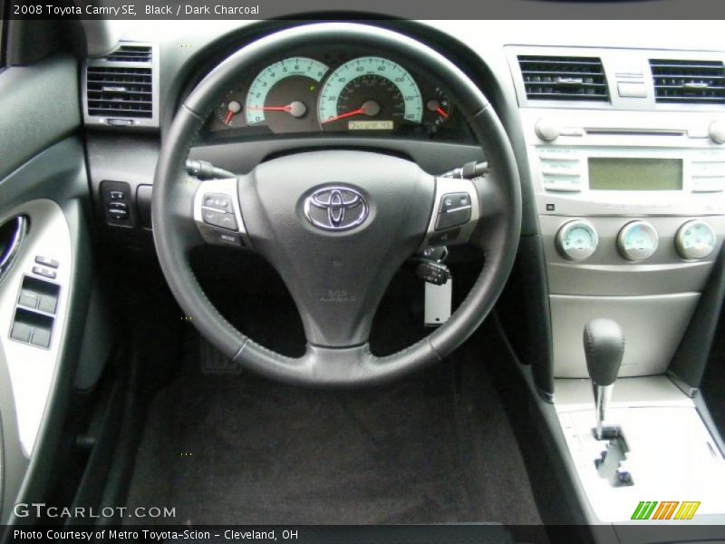 Black / Dark Charcoal 2008 Toyota Camry SE