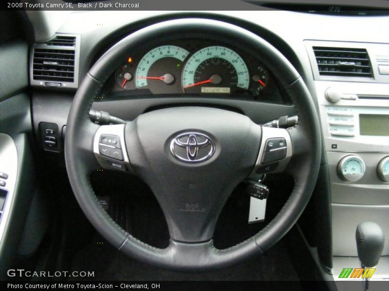 Black / Dark Charcoal 2008 Toyota Camry SE