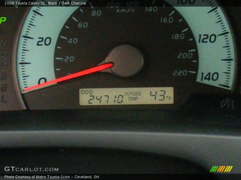 Black / Dark Charcoal 2008 Toyota Camry SE