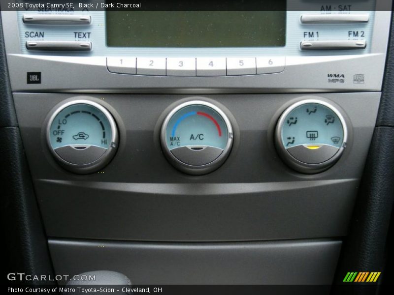 Black / Dark Charcoal 2008 Toyota Camry SE