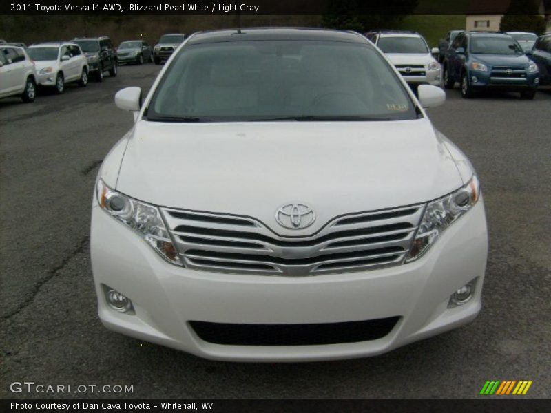 Blizzard Pearl White / Light Gray 2011 Toyota Venza I4 AWD