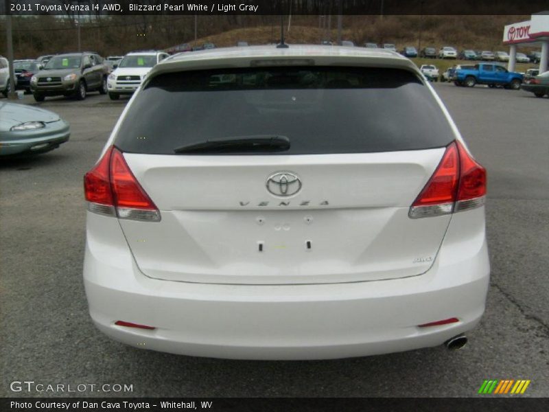 Blizzard Pearl White / Light Gray 2011 Toyota Venza I4 AWD