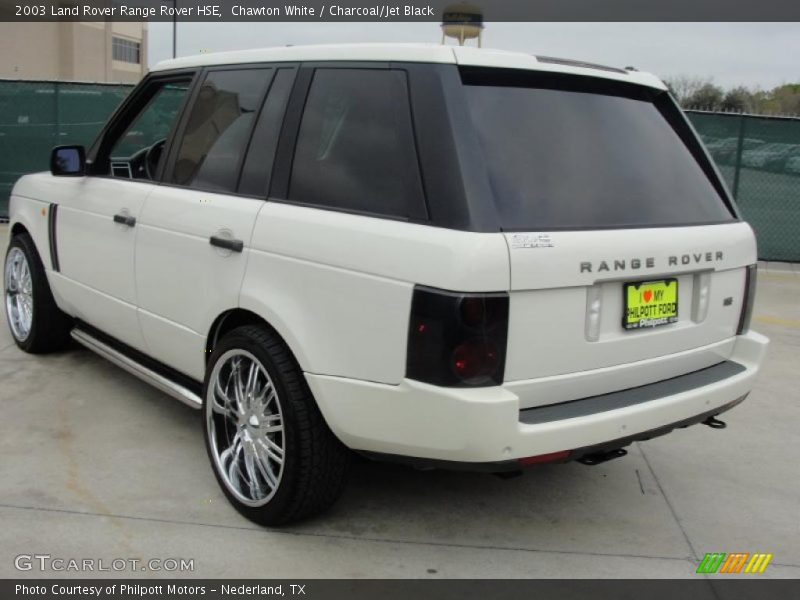 Chawton White / Charcoal/Jet Black 2003 Land Rover Range Rover HSE