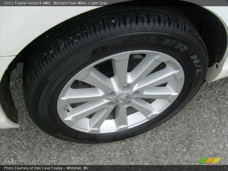 Blizzard Pearl White / Light Gray 2011 Toyota Venza I4 AWD