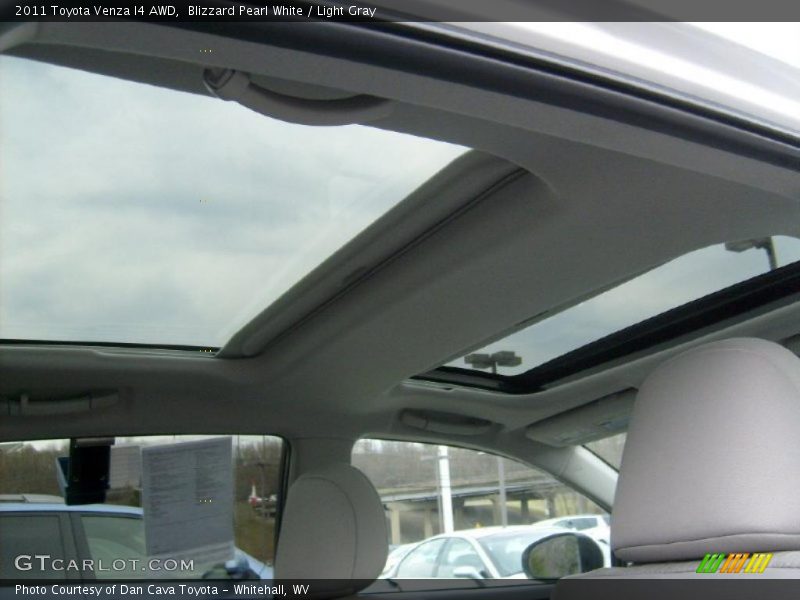 Sunroof of 2011 Venza I4 AWD