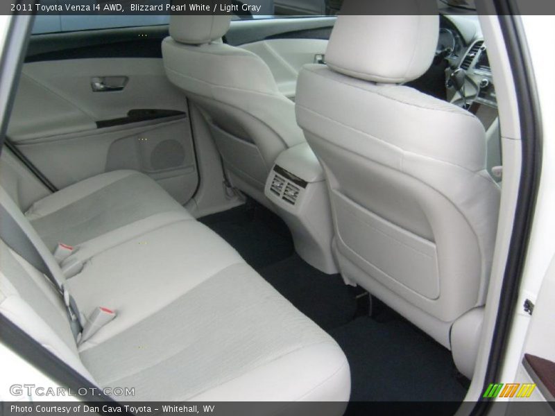 Blizzard Pearl White / Light Gray 2011 Toyota Venza I4 AWD