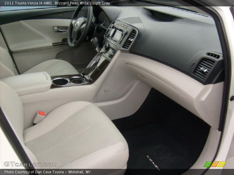 Blizzard Pearl White / Light Gray 2011 Toyota Venza I4 AWD